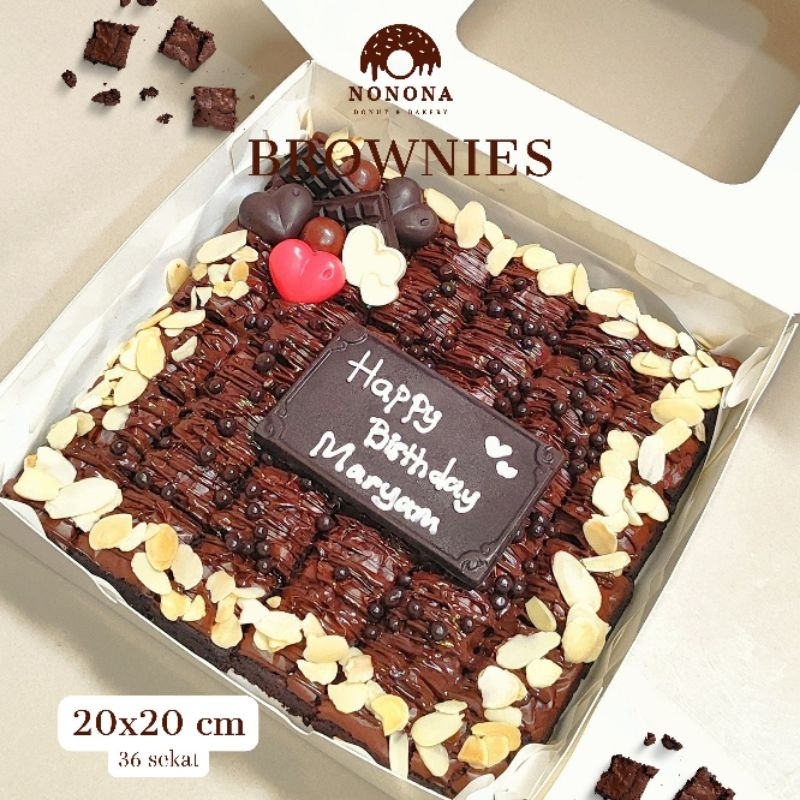 

FUDGY BROWNIES MINI/MED/BIG SIZE