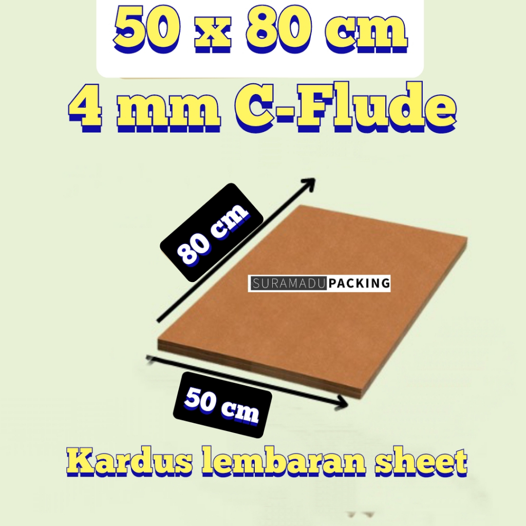 

KARDUS SHEET 50x80 cm / 80x50 cm Kardus Lembaran Polos / Kardus Karton lembaran polos / Karton lembaran corrugated