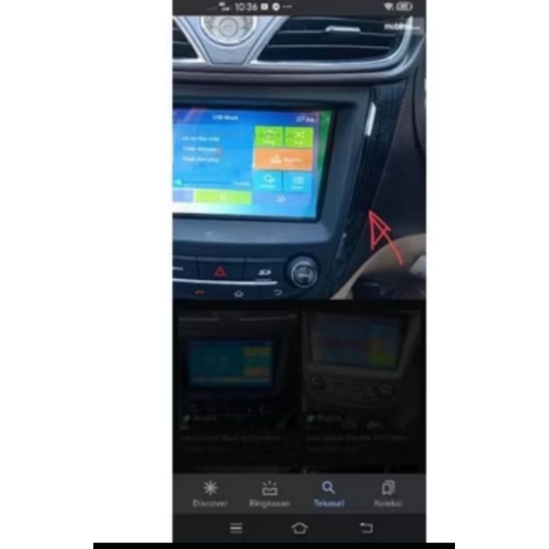 Panel Head Unit WULING CONFERO