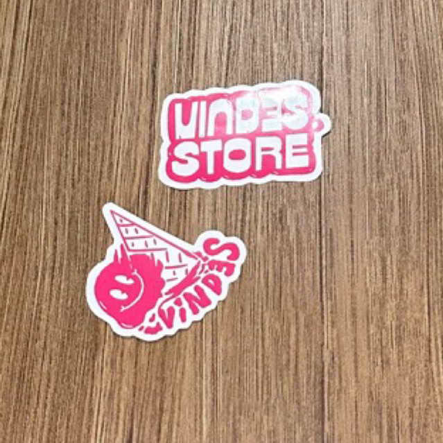 

stiker VinDes store pink 2pcs