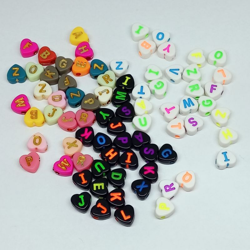 MOTE HURUF / MOTE MOTIF LOVE ( ISI:10GRAM )