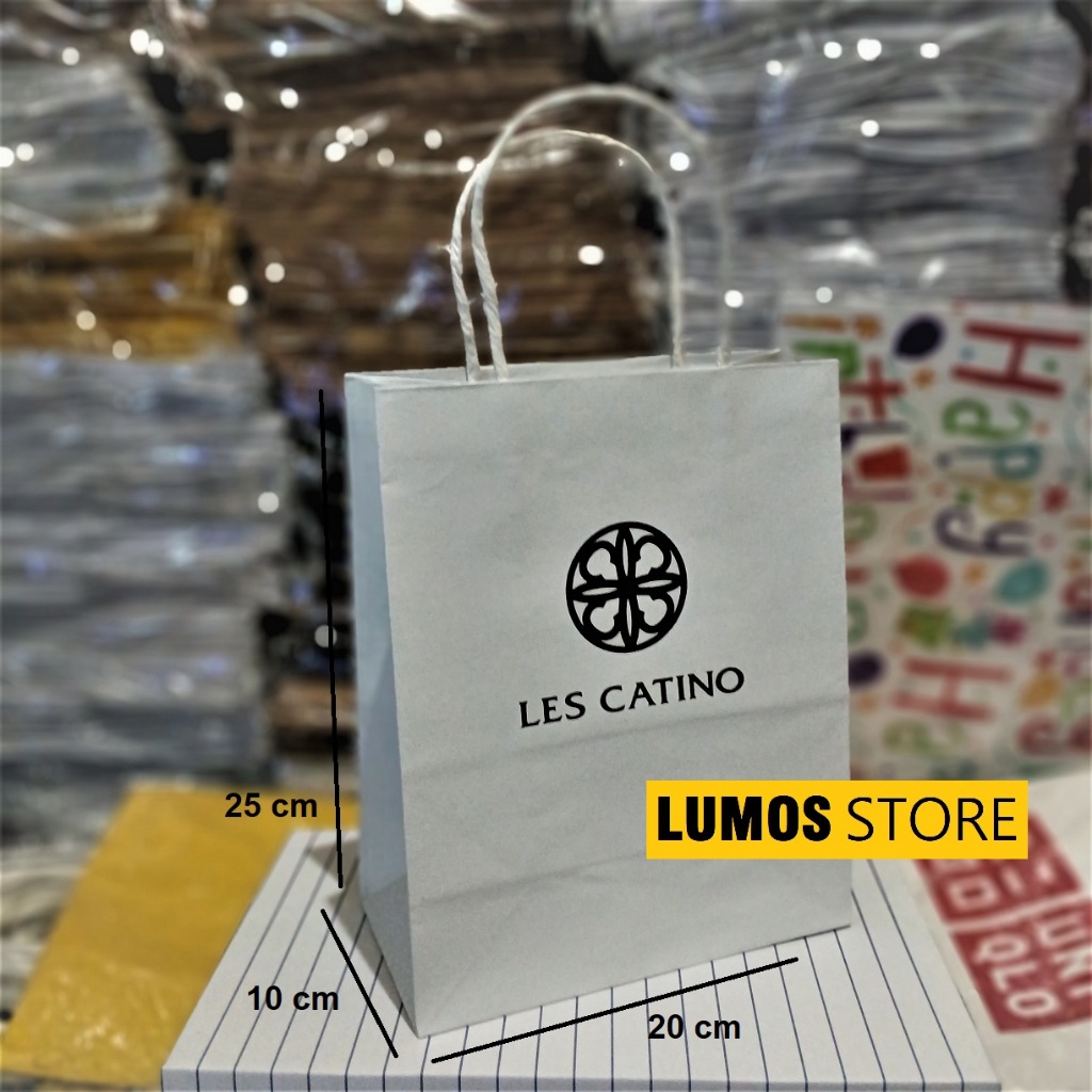 

Paper bag Les Catino small tas kado storage bag