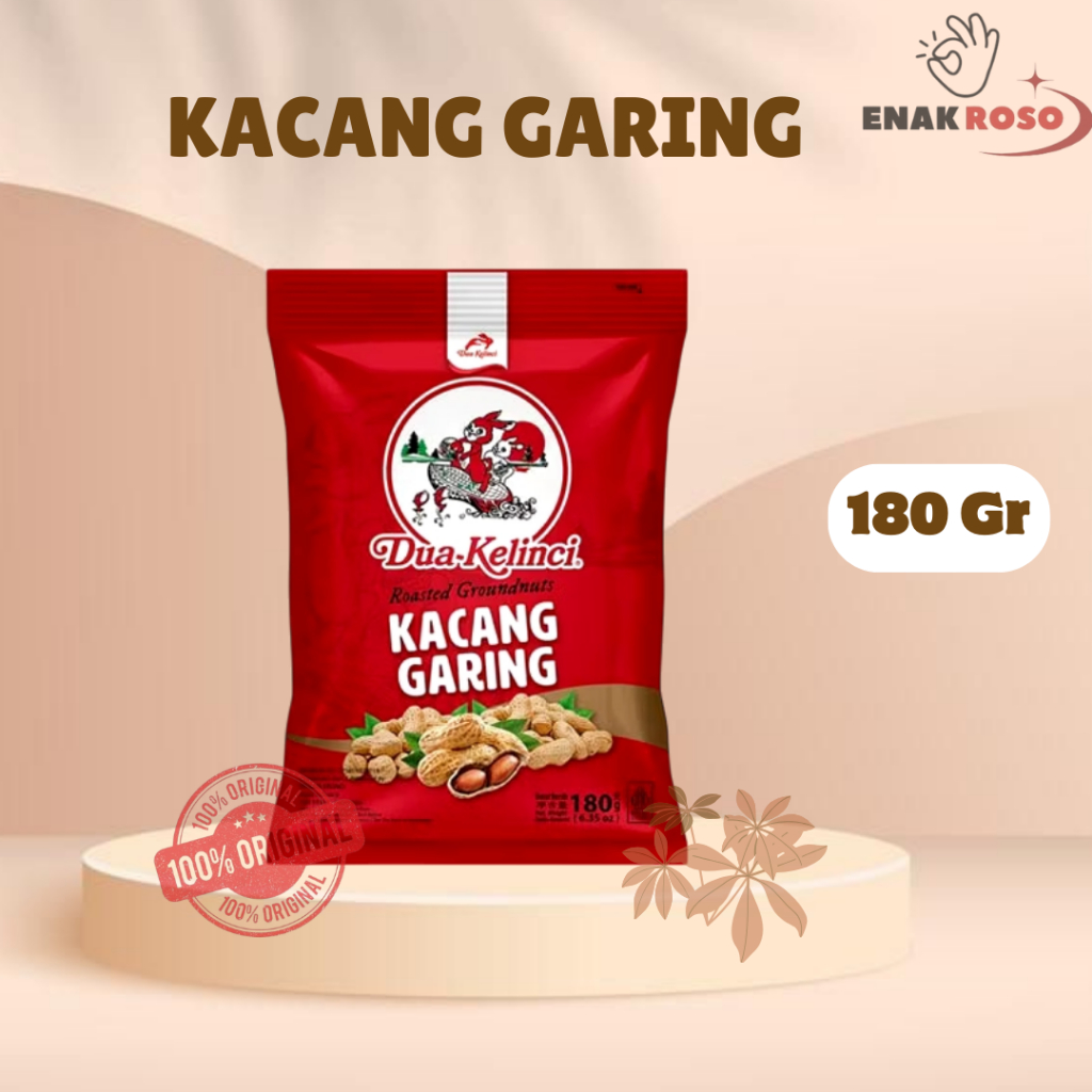 

Dua Kelinci Kacang Kulit Garing 180gram