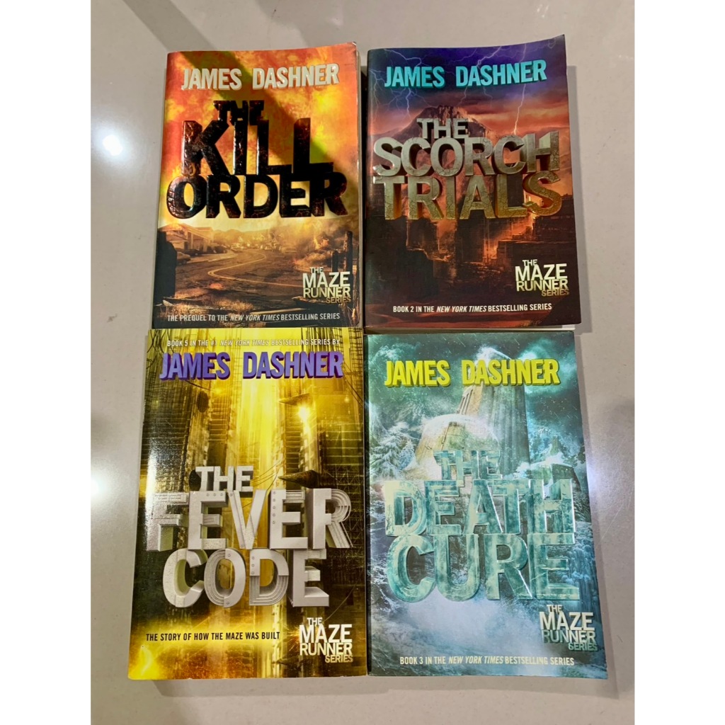 James Dashner - The Maze Runner Series Killer Order Scoch Trial Death Cure Fever Code
