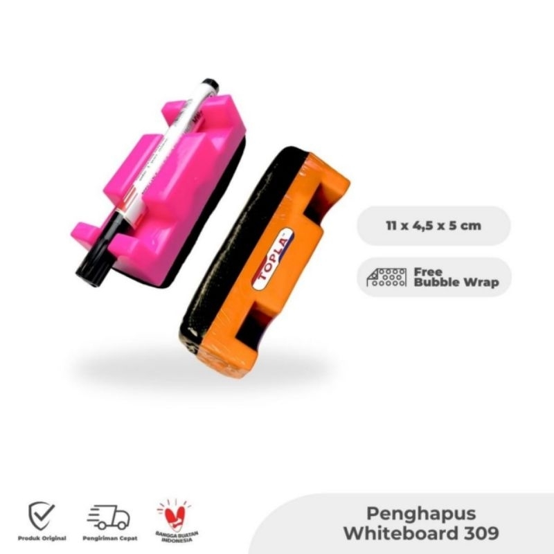 

TOPLA WHITEBOARD ERASER PENGHAPUS SPIDOL PAPAN TULIS 309