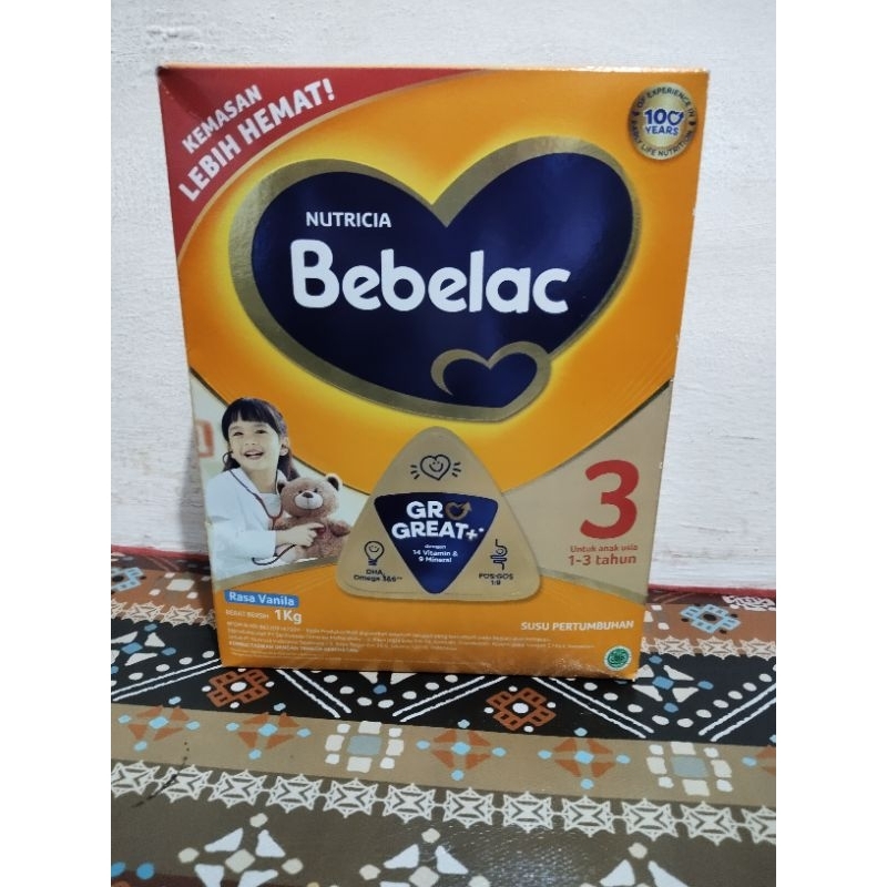 

Bebelac 3 vanilla 1kg exp 12.25