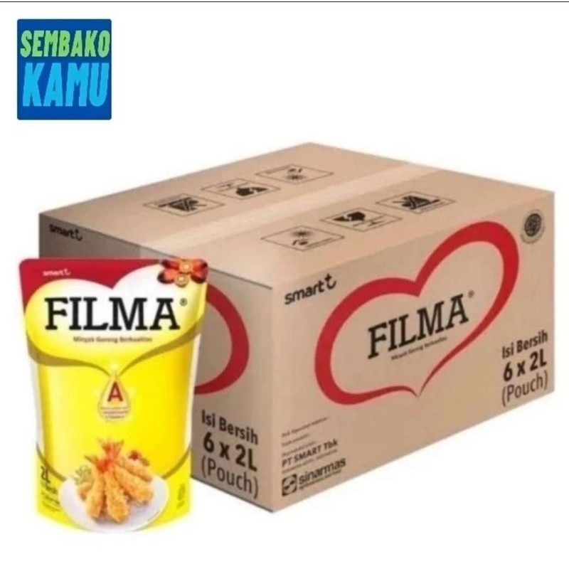 

Minyak Goreng Filma 2 Liter - 1 Dus Isi 6