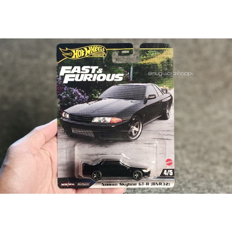hot wheels premium nissan skyline r32 fast furious