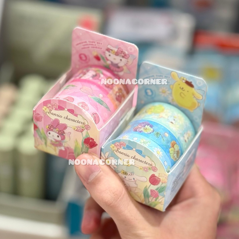 

Miniso x Sanrio ‼️ Adhesive Tape Roll / Lakban Kertas Sanrio Tulip Collections (1 set isi 3 pcs)