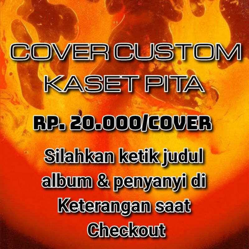 Cover Custom Kaset Pita