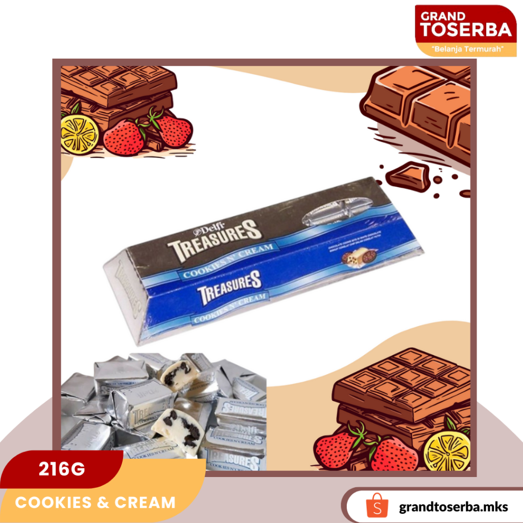 

Delfi Treasures Cookies N'Cream 216 g