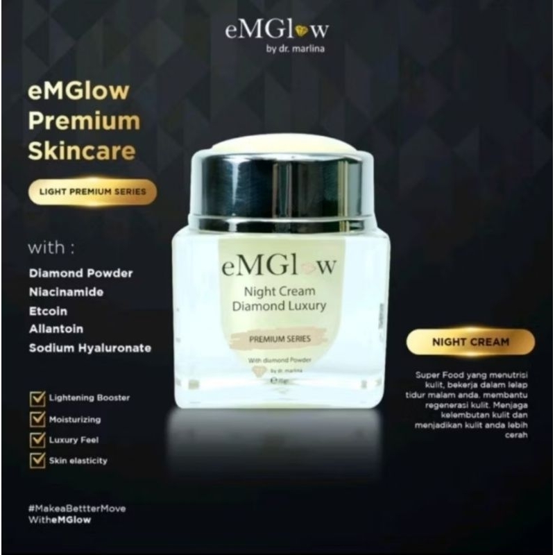Emglow Diamond Luxury Night Cream by dr.Marlina