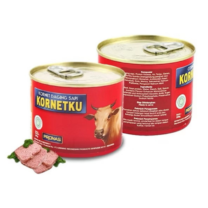 

Pronas Kornet Daging Sapi 198gr / 200gr Pronas Corned Beef