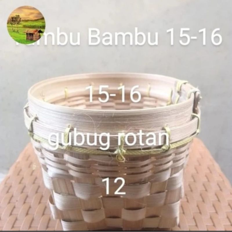 Bakul Nasi Kecil / Dunak 15cm