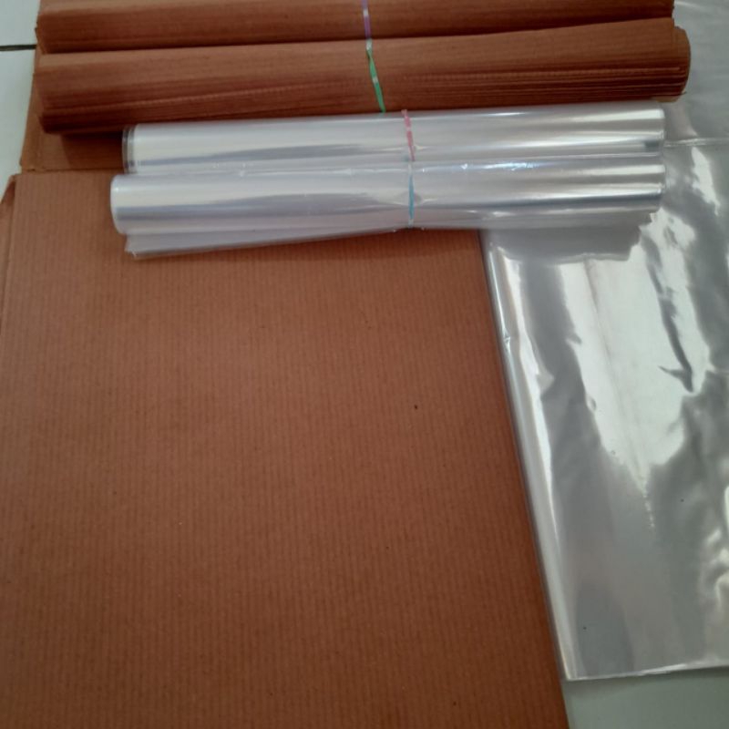 

Sampul Buku Coklat+Plastik Isi 10+10 Lembar Ukuran Quarto Atau Buku Sidu Kecil