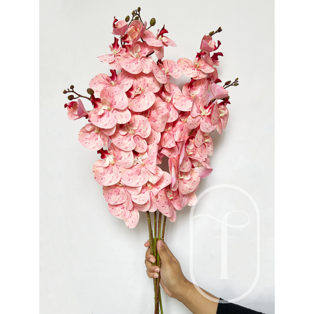 Bunga Palsu / Bunga Ungu / Bunga Biru / Bunga Pink / Bunga Anggrek Latex / Bunga Orchid