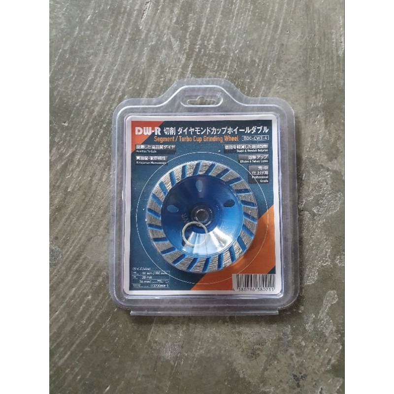 DW-R Diamond Cup Grinding Wheel 3" Turbo