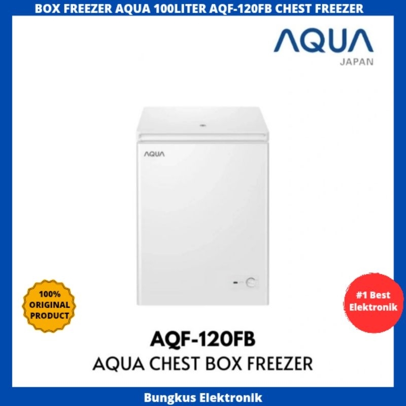 BOX FREEZER AQUA 100LITER AQF-120FB CHEST FREEZER AQUA 100 LITER