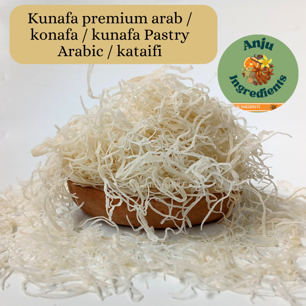 

Kunafa premium arab 50gram / konafa / kunafa Pastry Arabic / kataifi