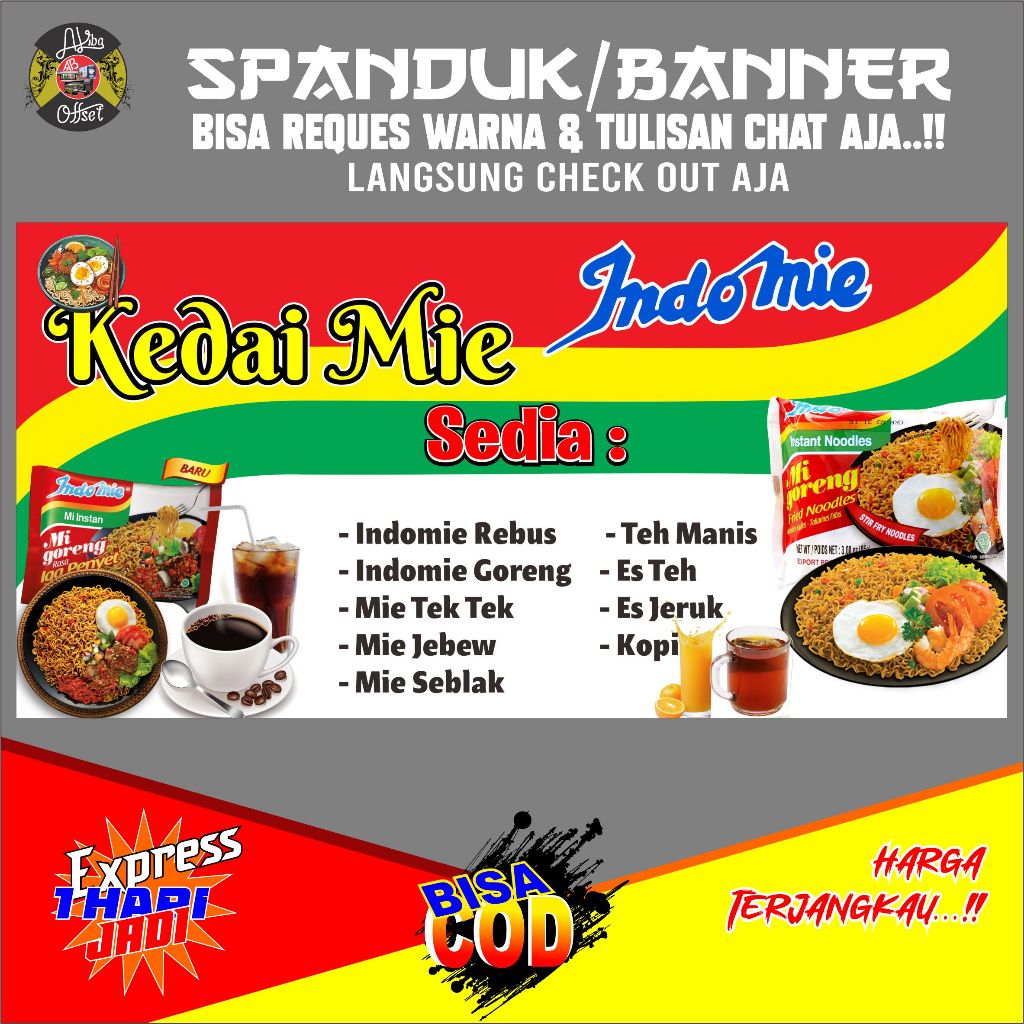 SPANDUK BANNER KEDAI MIE WARMINDO