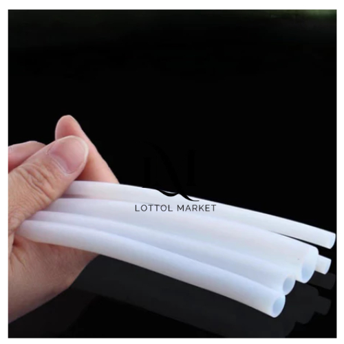 Selang Slang Teflon PTFE Putih Susu Tahan Panas Cairan Kimia Ketahanan Korosi Tinggi