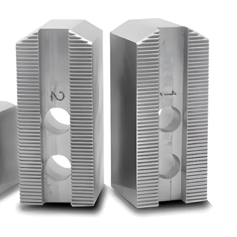 Soft Jaw 4" chuck bubut claw bubut 4 inch untuk cekam chuck mesin bubut baru