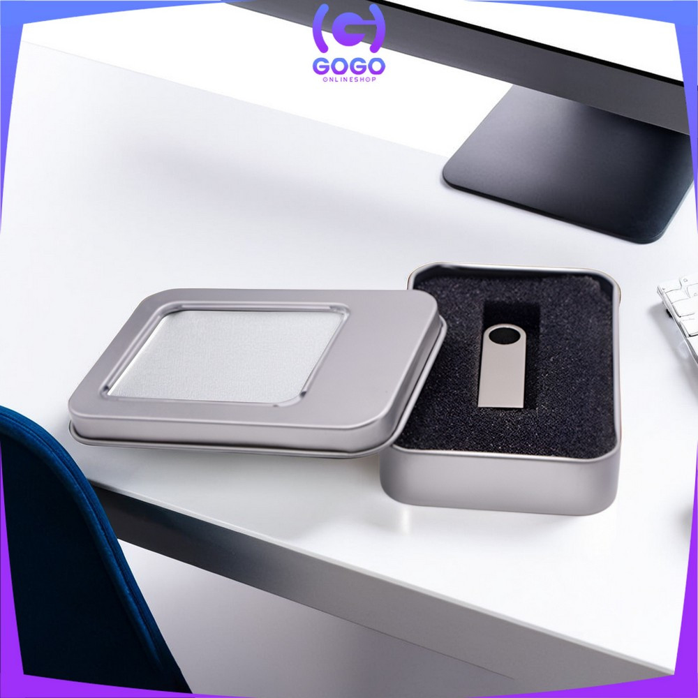 GOGO-C1192 Flashdisk Packaging Box Universal / Tempat Usb Flash Disk Kotak Kaleng Penyimpanan USB / 