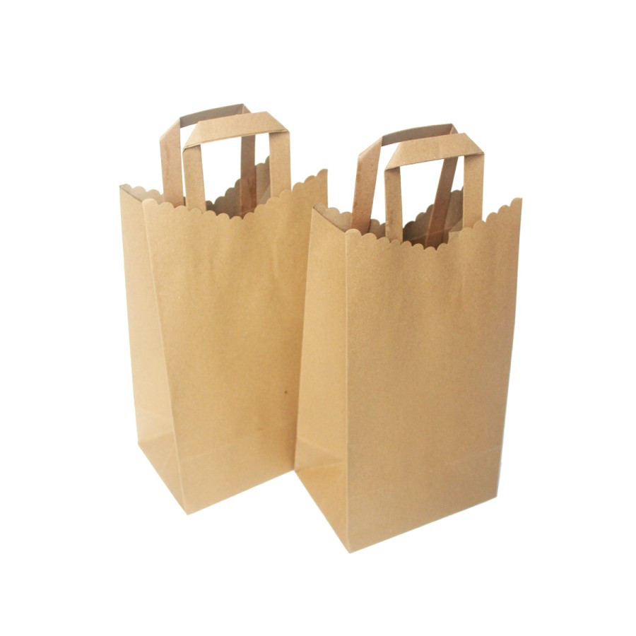 

10 Pcs Paperbag Hampers Kado Ulang Tahun Goodiebag Material Kraft Ukuran 16.5x11.5x24 cm