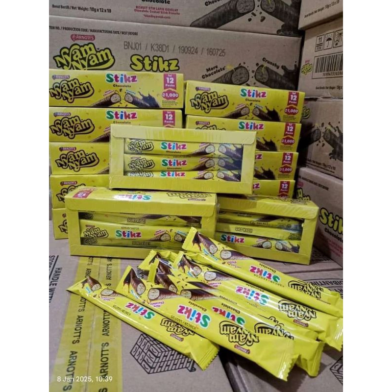 

PROMO 1Dus isi 10Box STIK NYAM NYAM COKLAT