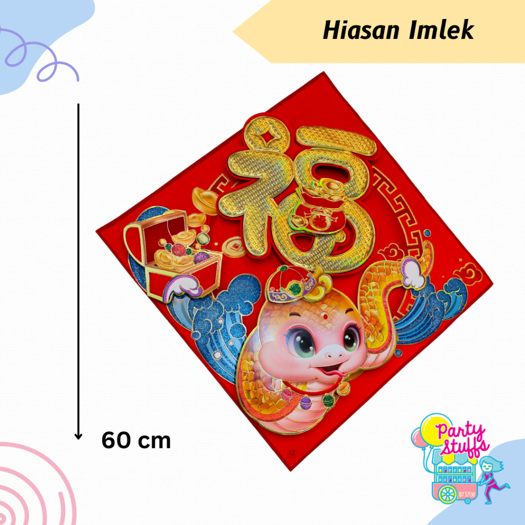 Hiasan imlek/ Hiasan Chinese New Year/ Hiasan tempel imlek