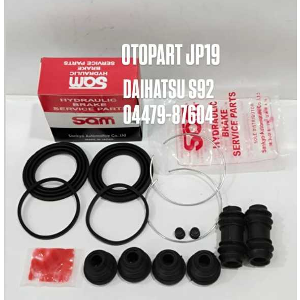 CALIPER KIT SAM KARET SEAL KIT REM CAKRAM DEPAN ZEBRA S89 ESPASS S91 S92 CHARADE CLASSY 04479-87604