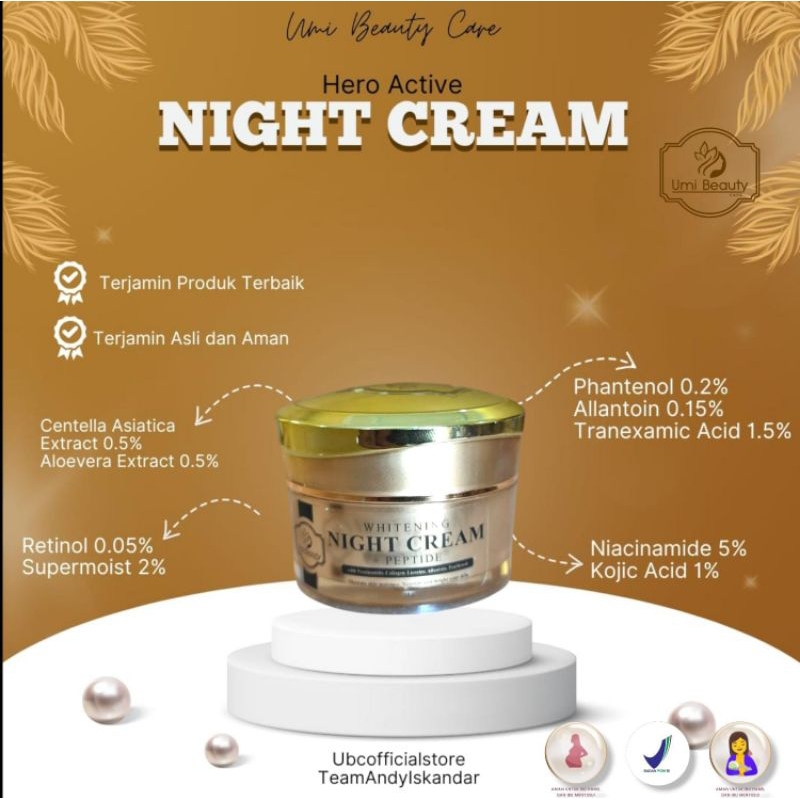 UBC gold cream malam