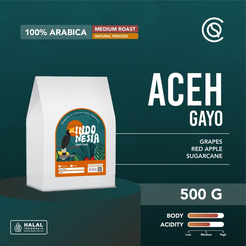

NOAH'S BARN ACEH Gayo Bunge Mala Natural 500gr