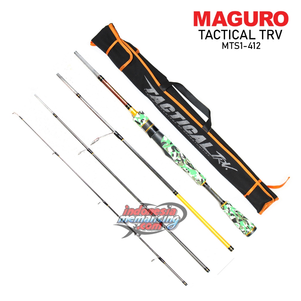 Joran MAGURO TACTICAL TRV | Ring Fuji | 183 201cm | 4-10 4-12lbs | Spinning BC | Travel Rod ~IMStore