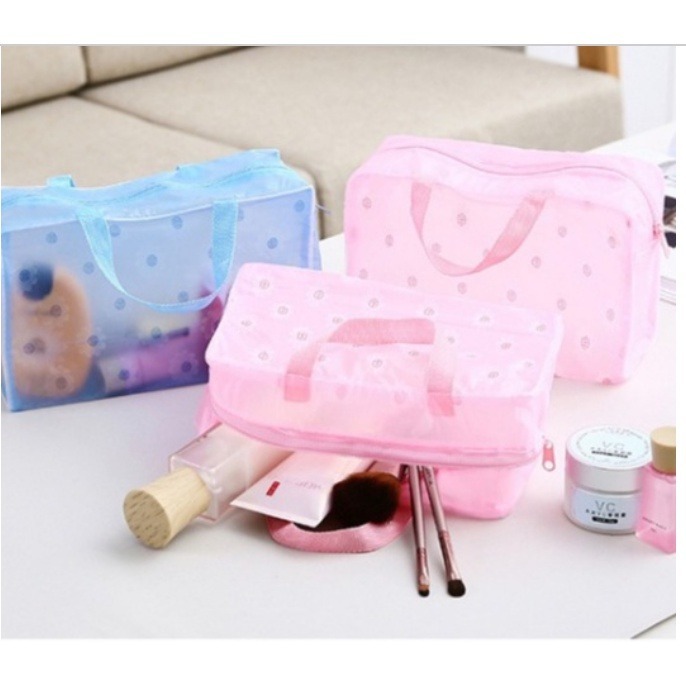 NEW TAS MAKE UP ANTI AIR / POUCH MAKE UP TRANSPARAN MURAH / TAS MINI KOSMETIK