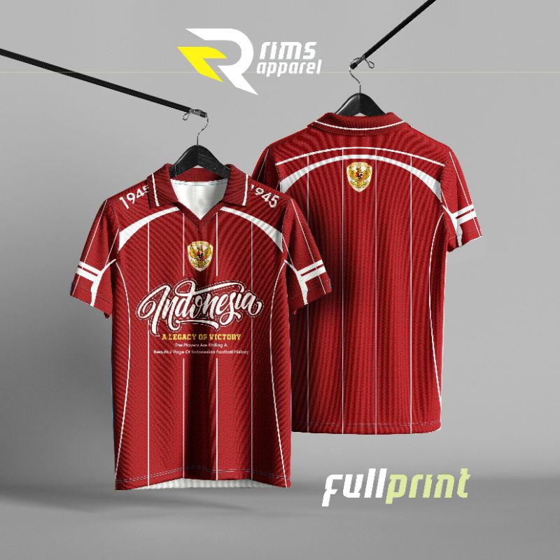 JERSEY TIMNAS 1945 FANTASY TERBARU  / Jersey timnas retro/ Jersey bola / Jersey casual / Jersey timn