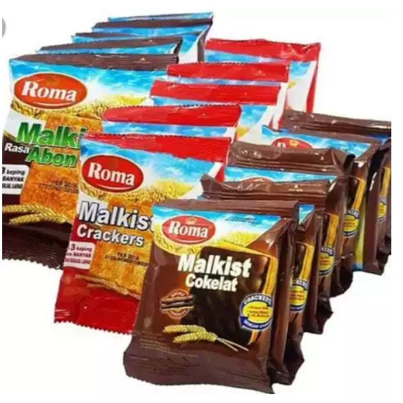 

READY STOK BISKUIT ROMA MALKIST RENCENG ISI 10 PCS - ALL VARIANT