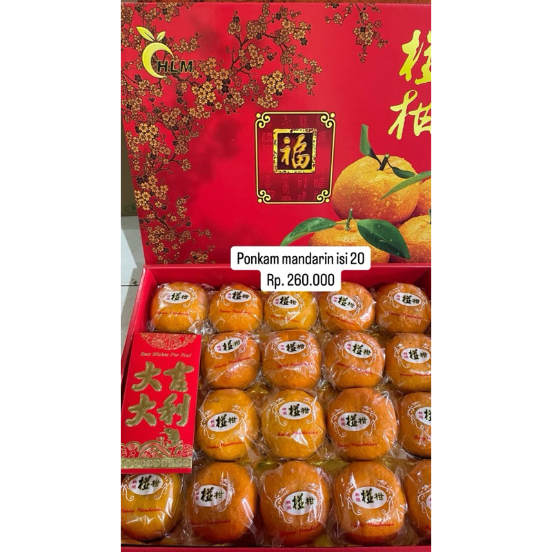 

hampers imlek jeruk mandarin gift chinese new year paket jeruk imlek