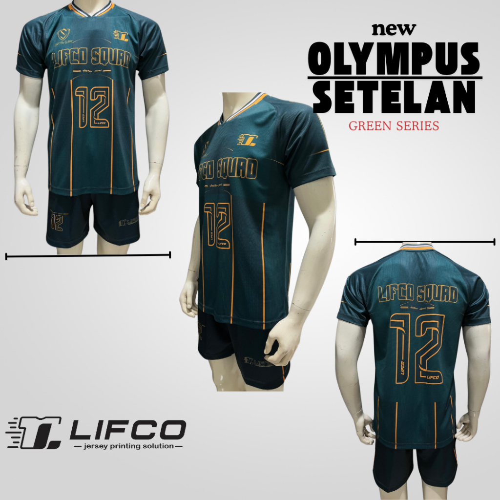 JERSEY VOLI LIFCO SETELAN (TIDAK BISA REQUEST NAMA)(VOLLEYBALL JERSEY)