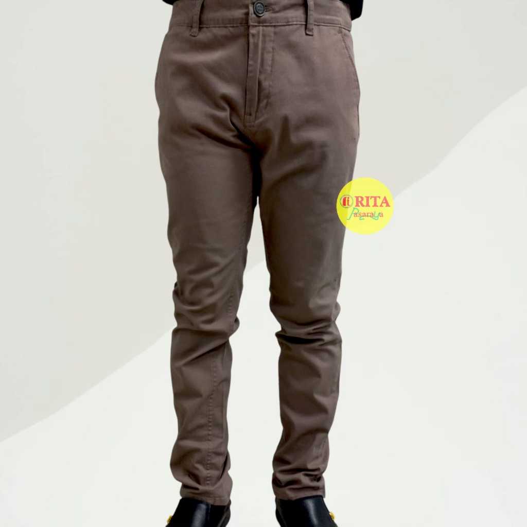 Triple Jeans Celana Panjang Pria Coklat
