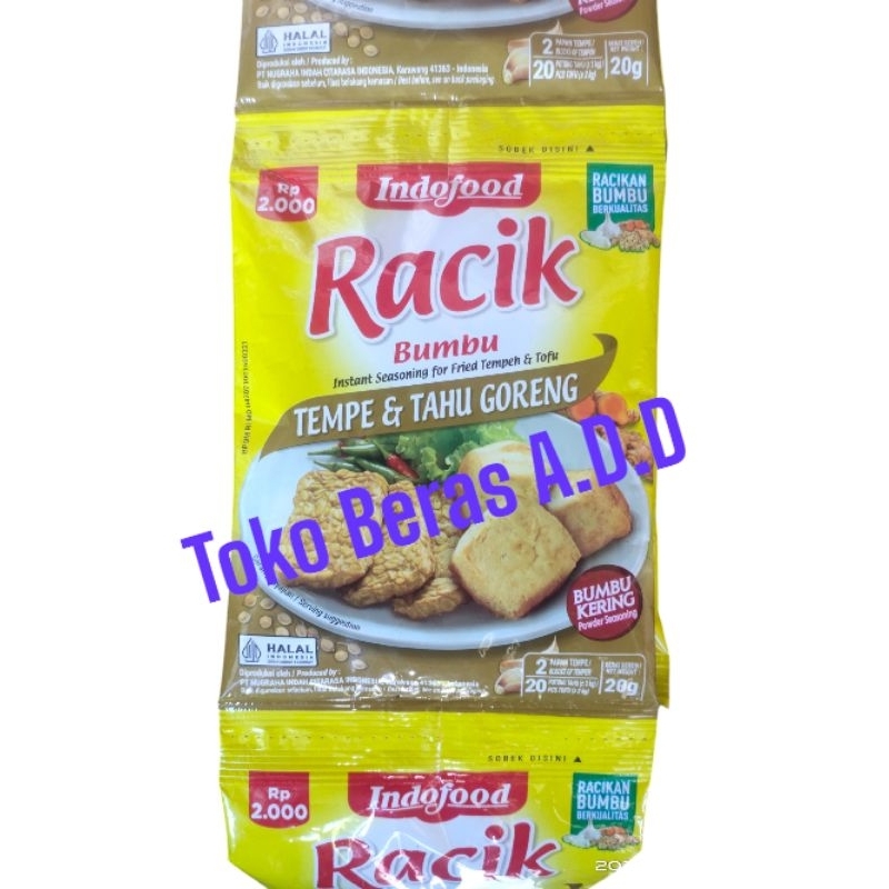 

Racik Bumbu Tempe & Tahu Goreng 20gr