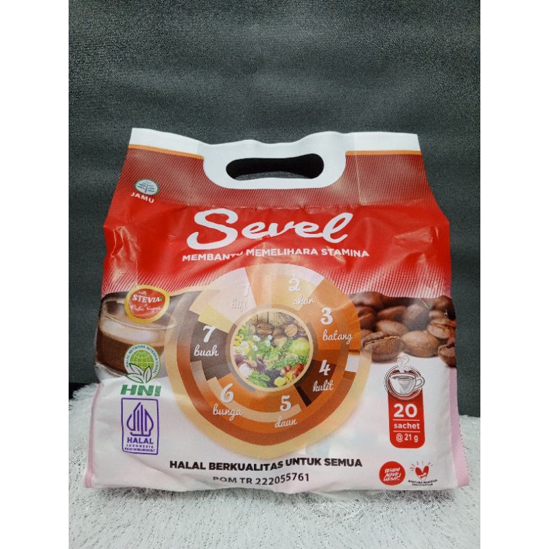 

Kopi Sevel 7 Elemen HNI HPAI (isi 10 & 20 sachet)