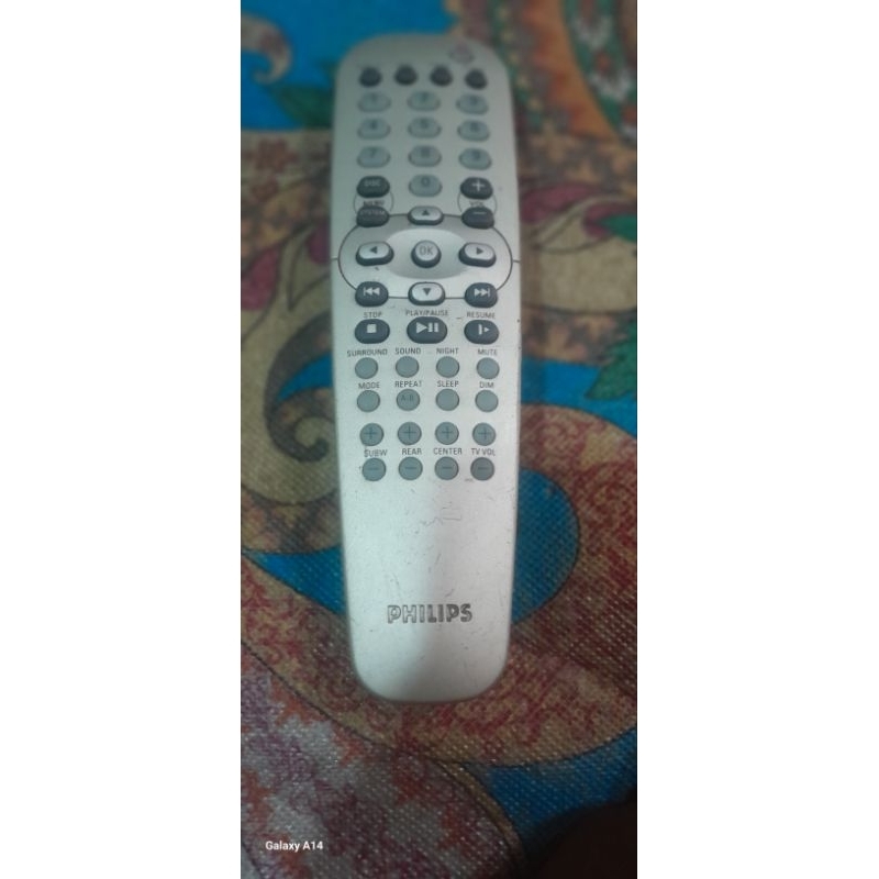 remote aydio compo hifi dvd philips