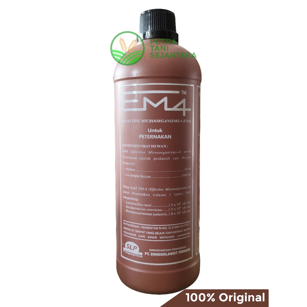 EM4 Peternakan 1 Liter untuk fermentasi pakan ternak dan mengurangi bau