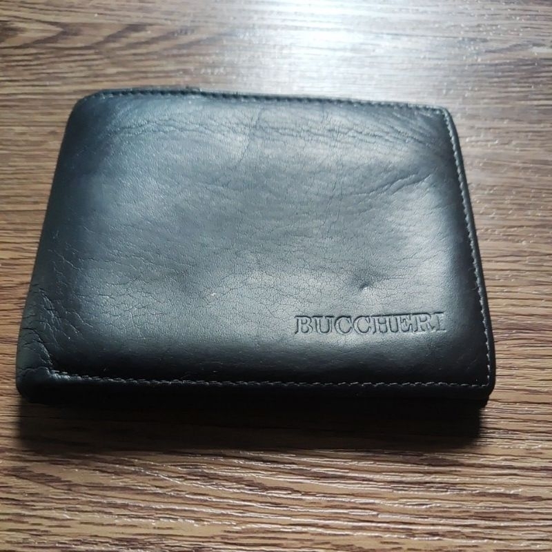 Dompet Buccheri Pria Black Kulit Hitam