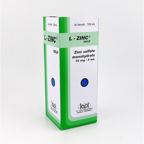 L-ZINC 100 ML zinc untuk diare bayi dan anak