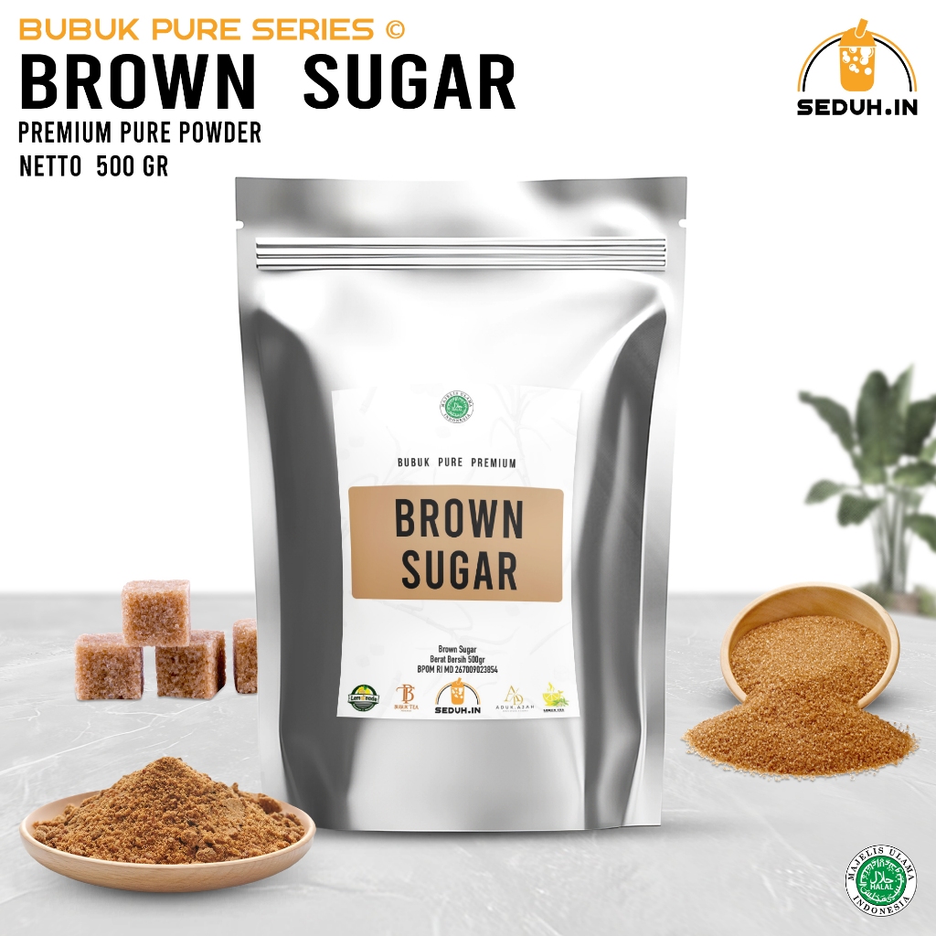 

BUBUK GULA AREN SEMUT 100% PREMIUM 500 gram /BROWN SUGAR