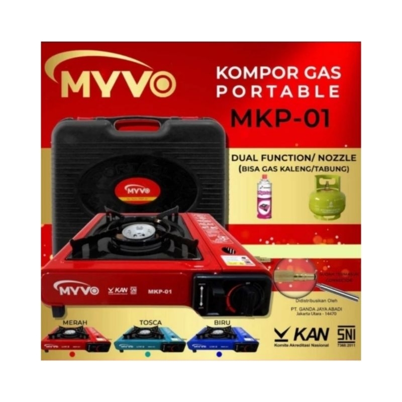 Kompor Gas Portabel Myvo MKP-01