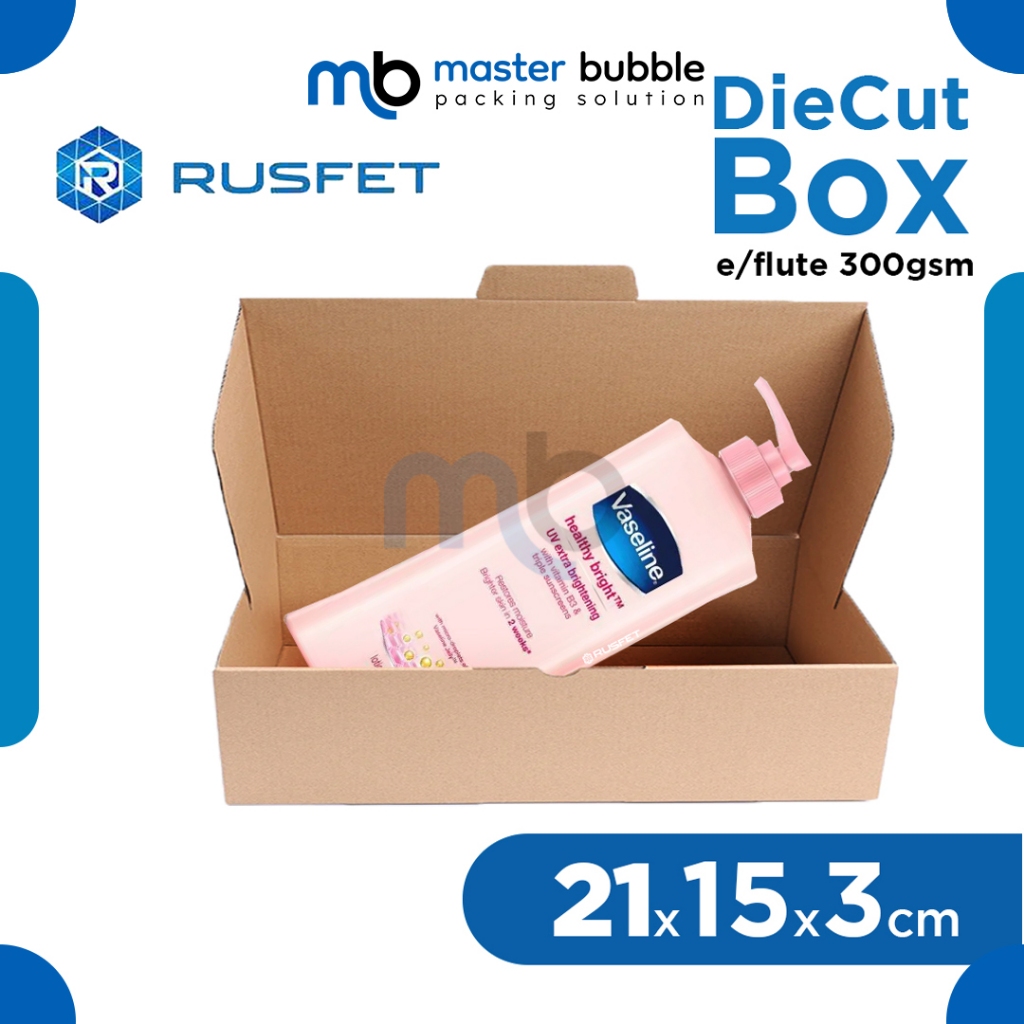 

Diecut Box Kardus Packing 21 X 15 X 3CM Kardus Hampers Rusfet Kotak Box Kartun Dus Polos Harga Ecer