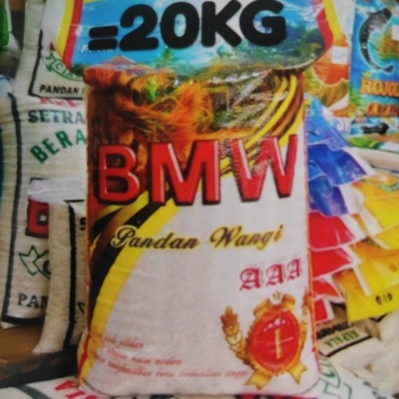 

beras merek cap BMW aaa 20 kg